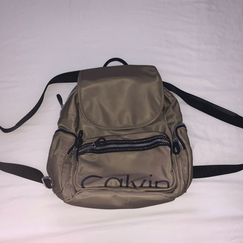 CALVIN KLEIN BACKPACK WITH SEATBELT STRAPS